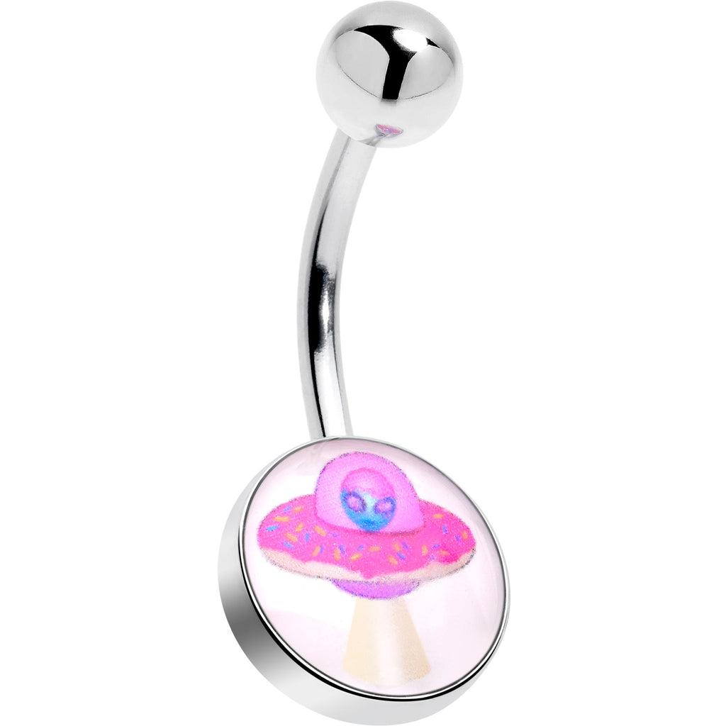UFO Alien Ship Belly Ring