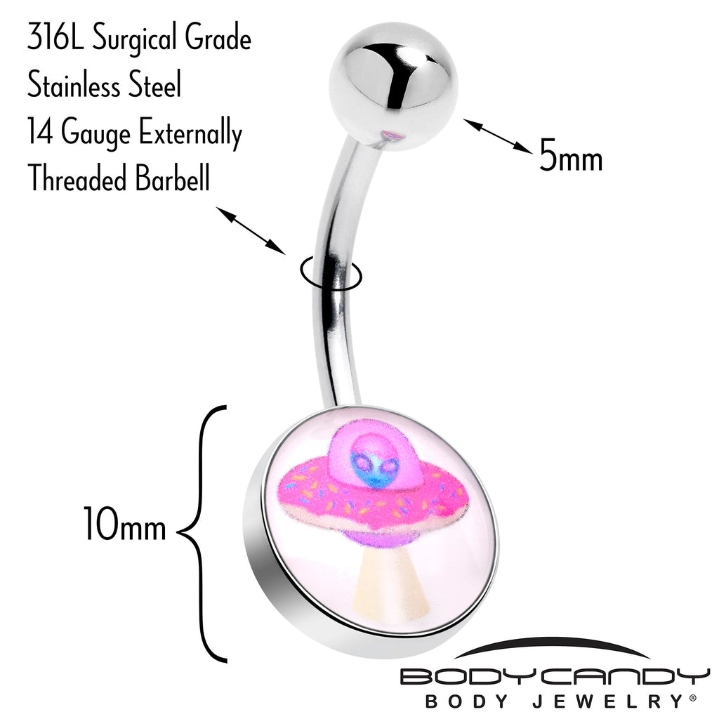 UFO Alien Ship Belly Ring