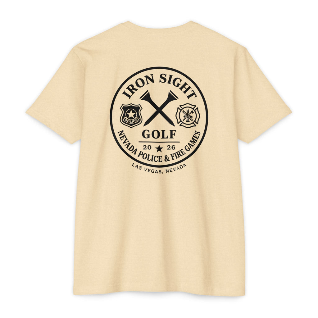 Nevada Police & Fire Golf Games 2026 Tee — Iron Sight Golf