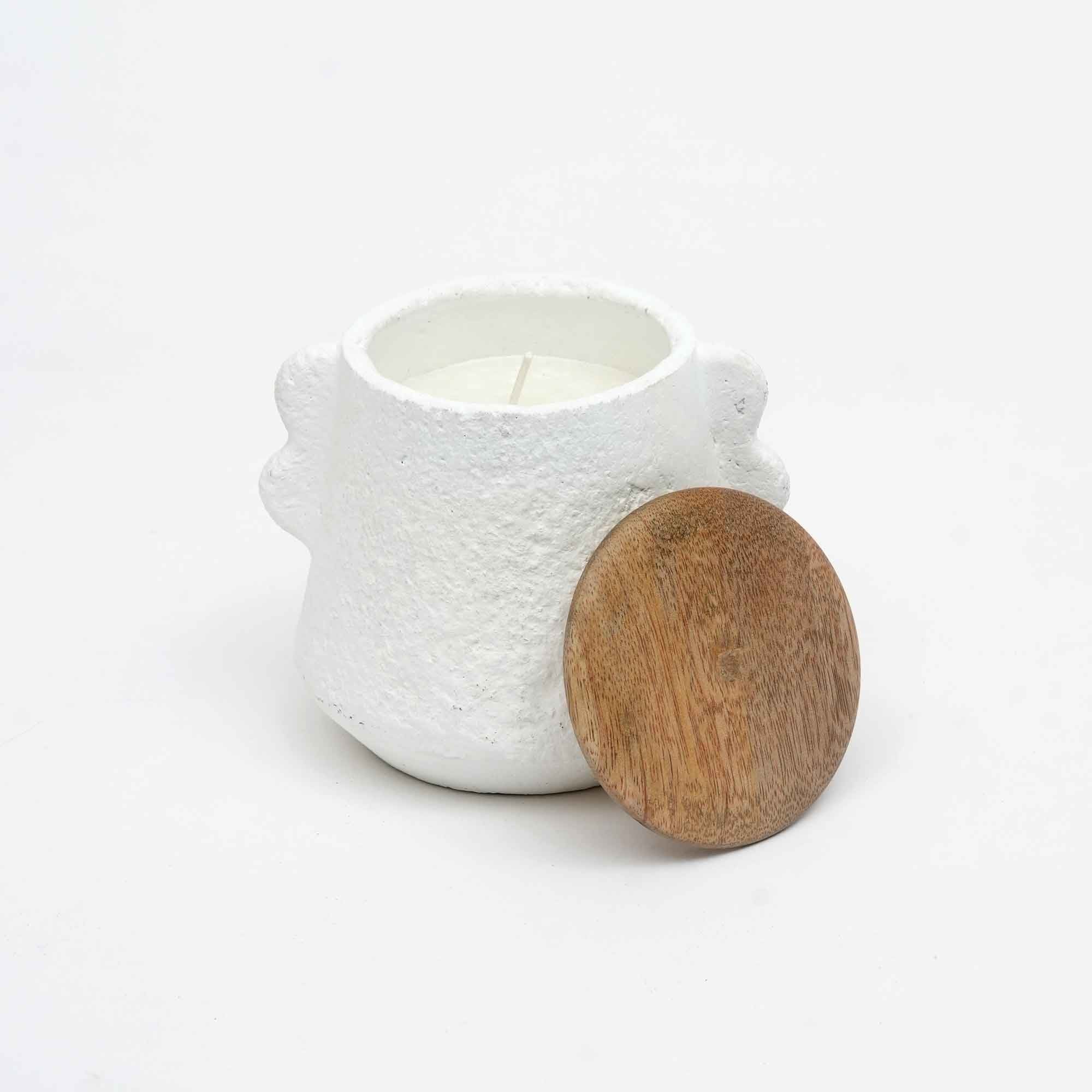 Jar Candle  Ecomix Wax Fill With Wooden Lid - Mimosa 8oz