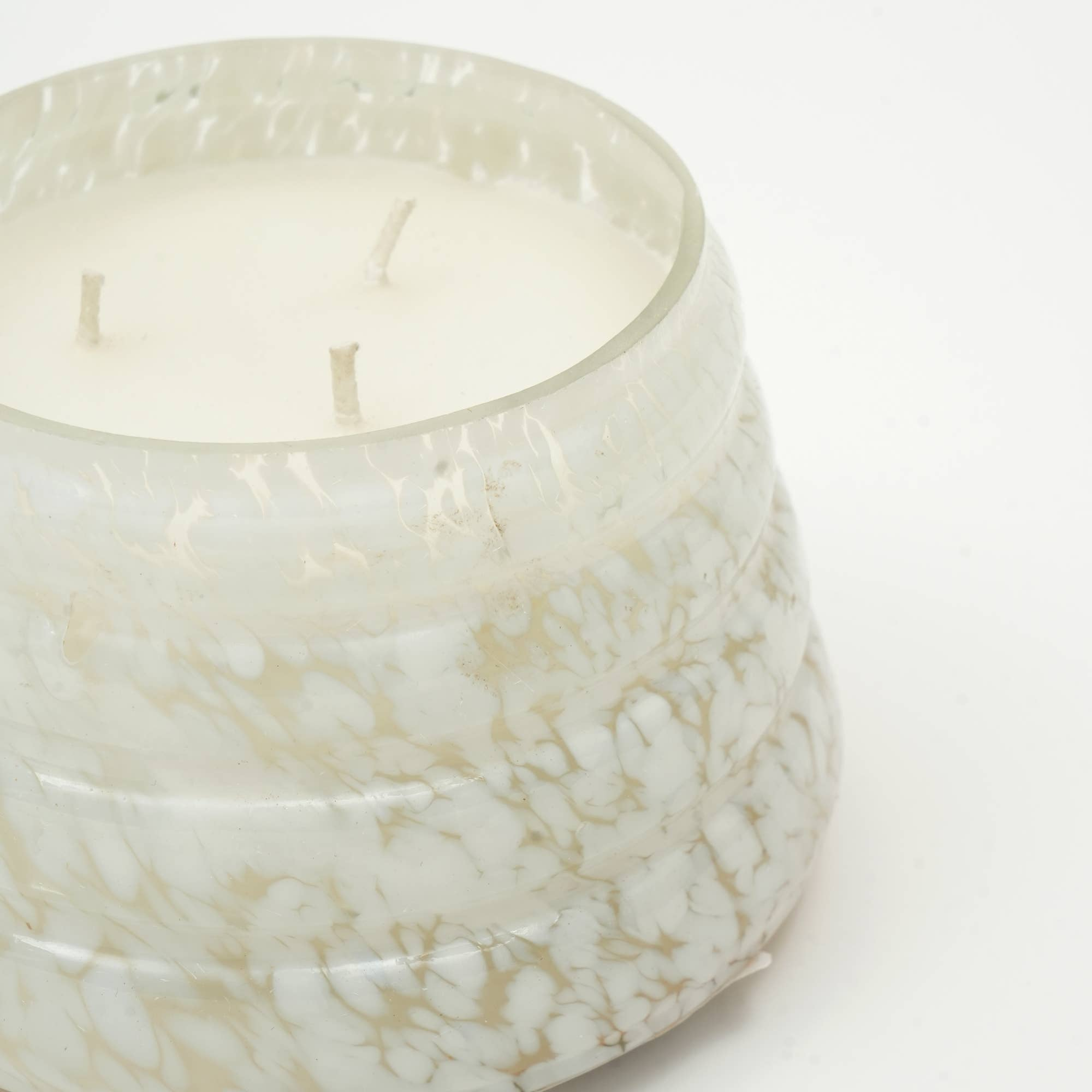 Pastel Whisper Scented Wax Candle- White