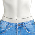 Clear Gem Simply Dangle Belly Chain