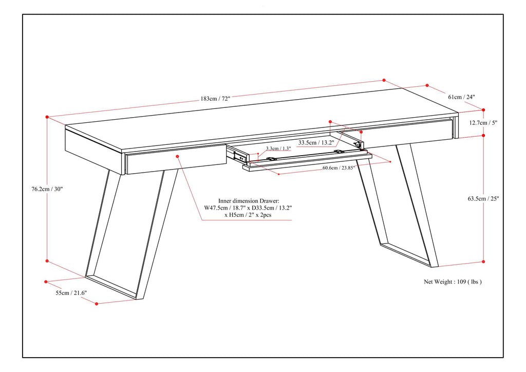 Lowry Large Desk