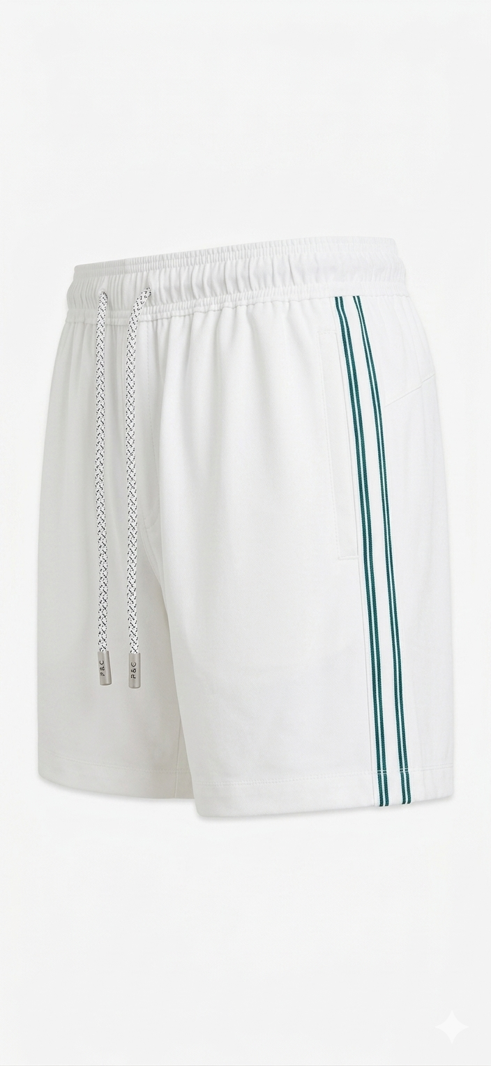 Pier St. Barths - White Ripstop Swim Shorts