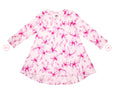 Esme Long Sleeve Hi-low Dress -Pink Tulle Bows