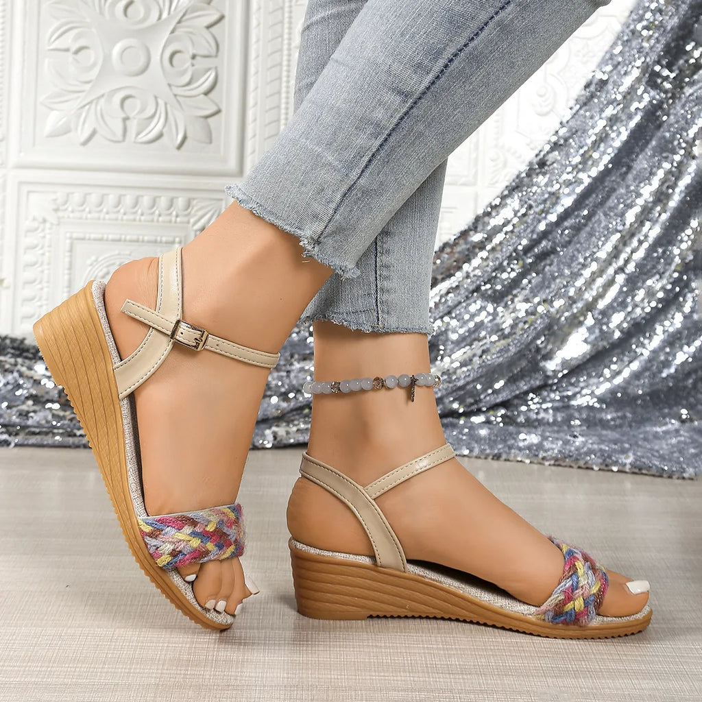 Ankle Strap Wedge Sandals