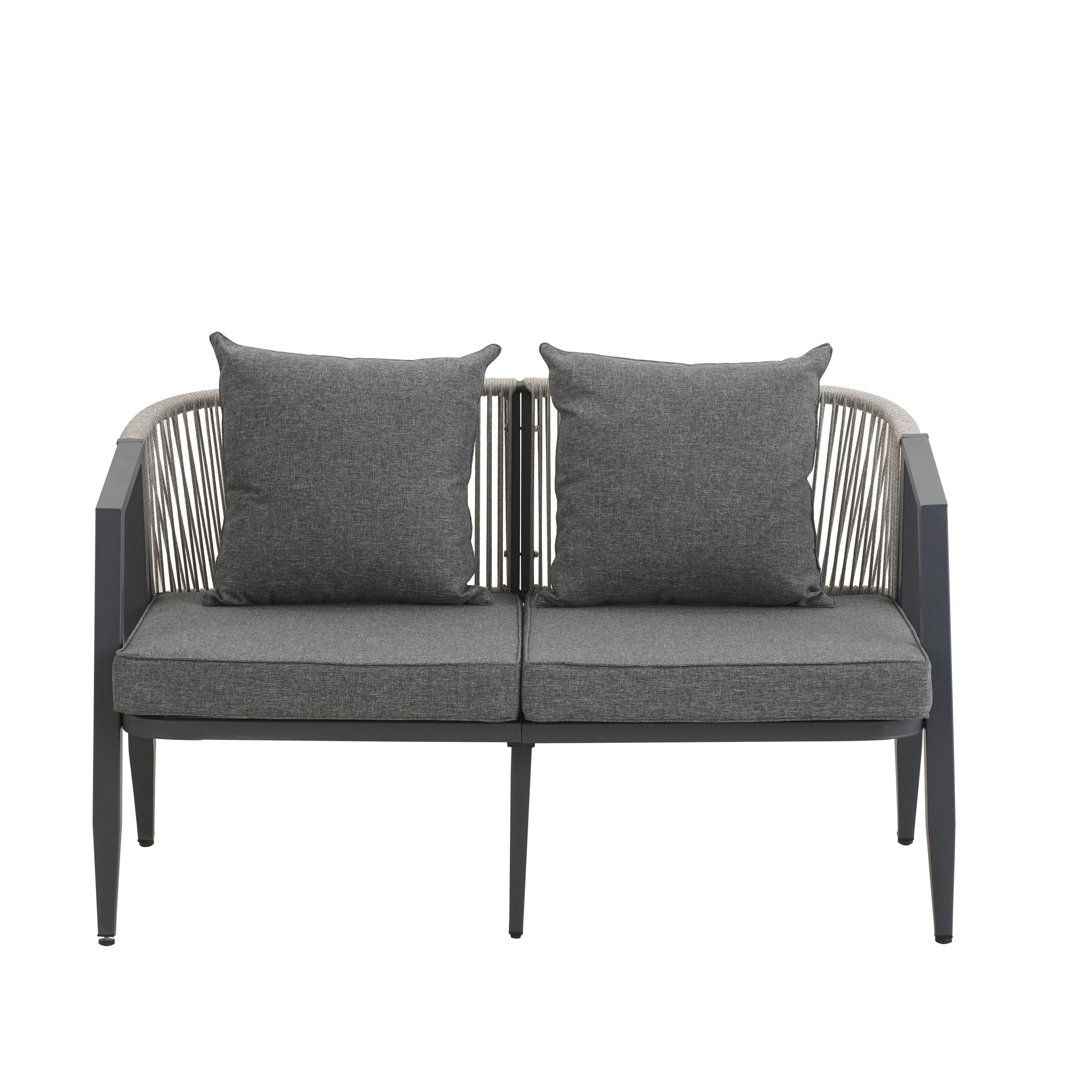 U_STYLE Durable and Comfortable Outdoor Seating Set,Suitable for Patios, Lawns, and Poolsides