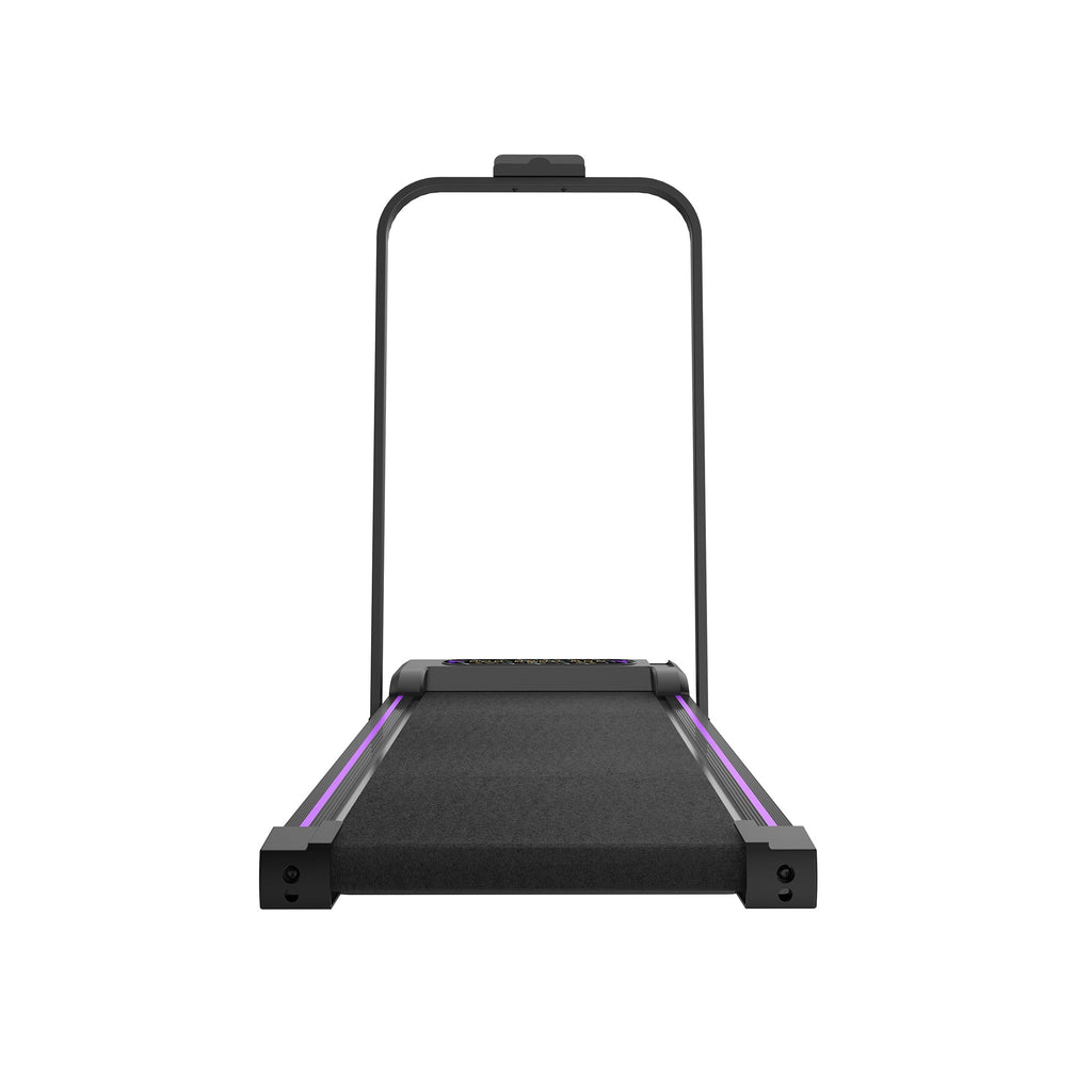 Under Desk Treadmill, Walking Pad, 2 in 1 Portable Treadmill with Handle Remote Control LED Display, Walking Jogging Machine for Home Office Use Black