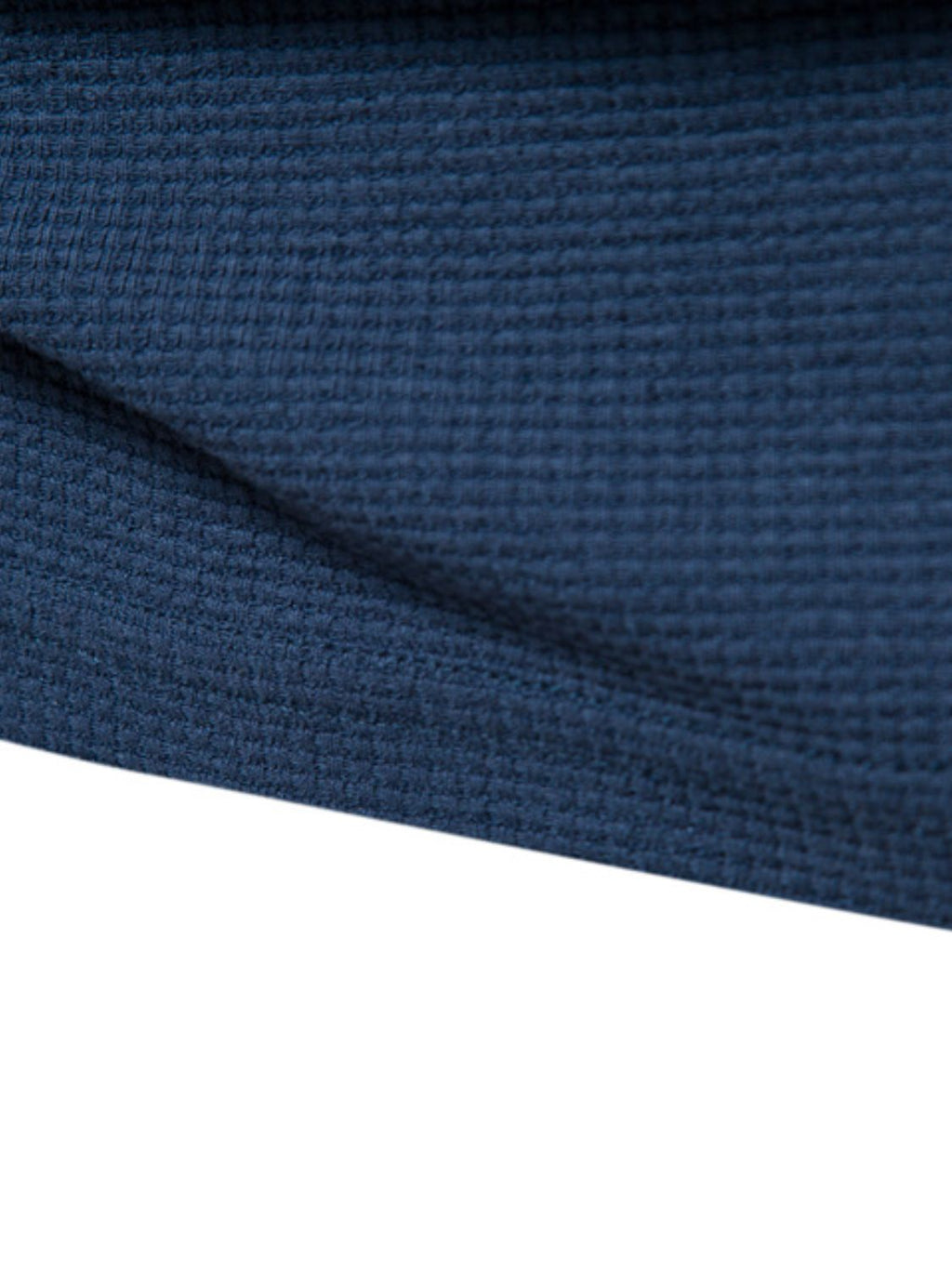 Waffle-Knit Short Sleeve T-Shirt
