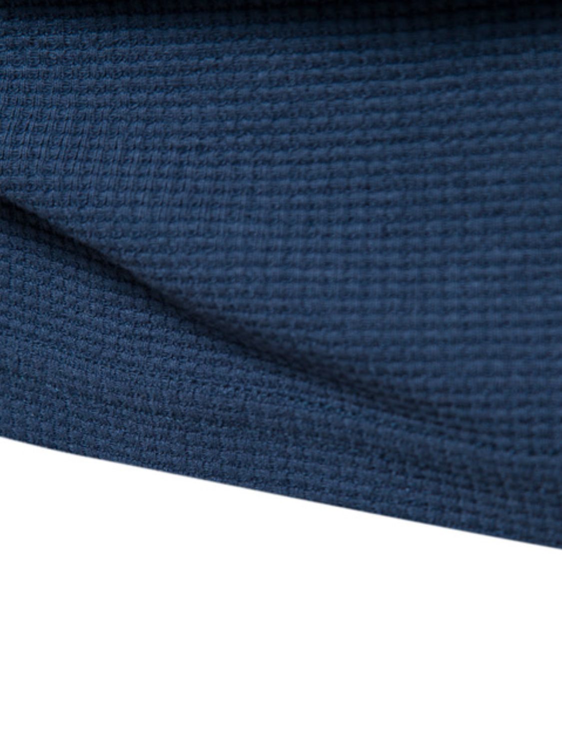 Waffle-Knit Short Sleeve T-Shirt