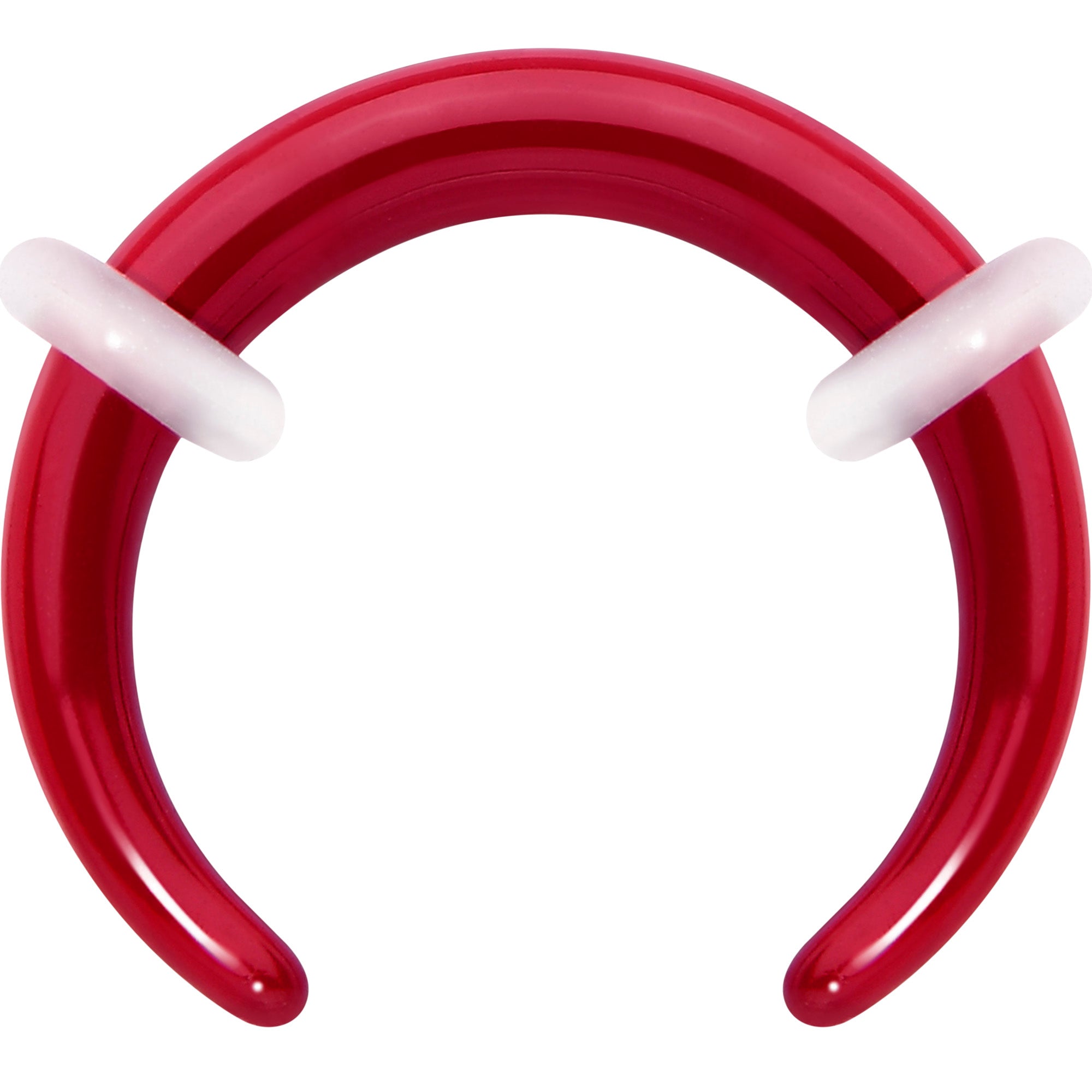 Stainless Steel Crescent Pincher Septum Ring - 14G and 16G