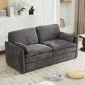 68.1' Cozy Upholstered Loveseat Sofa Oversized Comfy Comfy Cloud Sofa Double Cushion Loveseat Sofa Plush Cushion Sofa Couch for Living Room, Grey