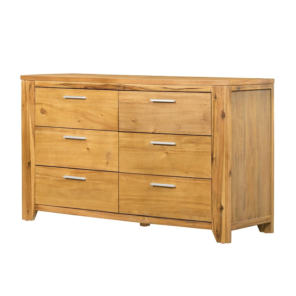 53x17x31.5" 6-Drawer Dresser