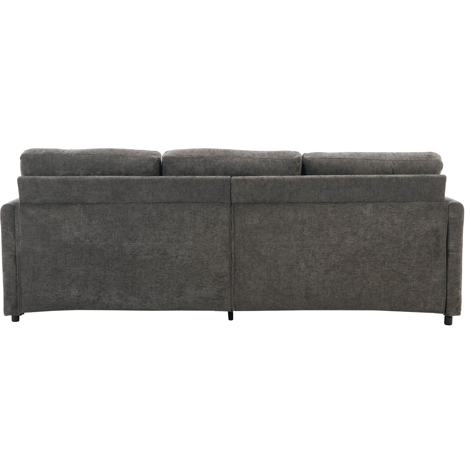 89'  Cozy Upholstered 3-seater Sofa Oversized Comfy Cloud Sofa Double Cushion 3-seater Sofa Plush Cushion Sofa Couch for Living Room, Grey