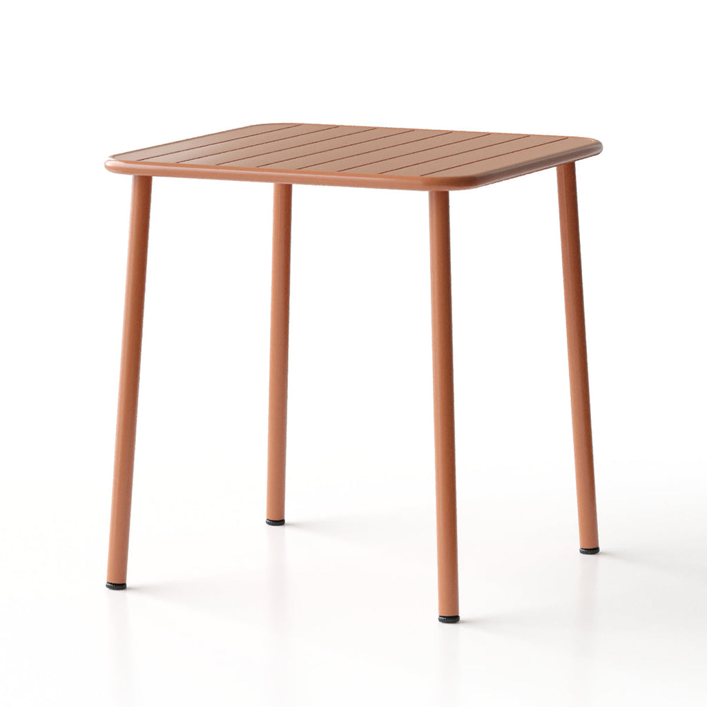 Sera square table outdoor (red)courtyard table villa open air dining table waterproof table retro American modern simple balcony table coffee table