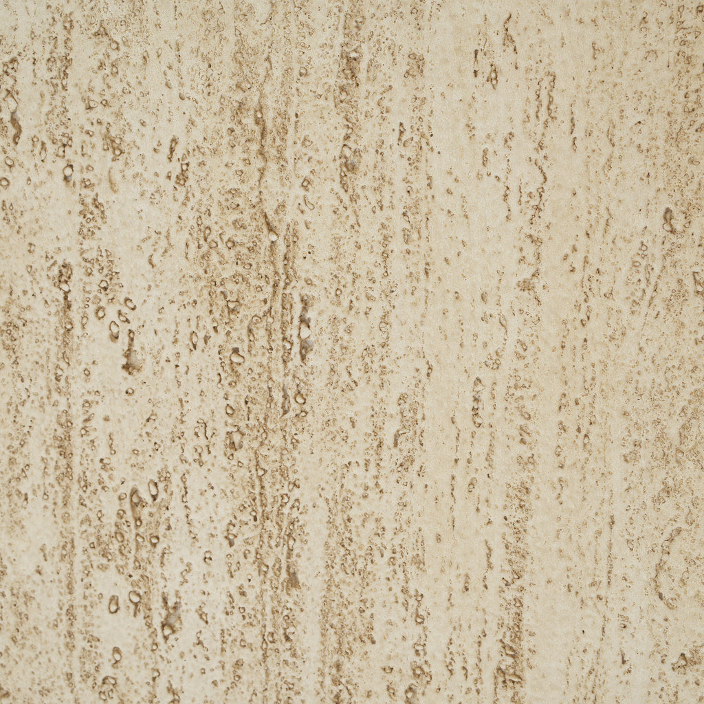 Handmade Travertine Planter Box, Antique Brown, Magnesium Oxide, 19.75'H