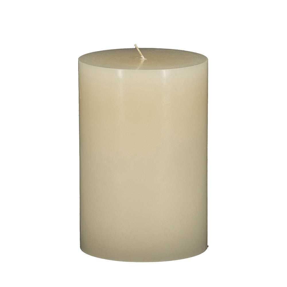 4x6' 2PK Unscented Soy Wax Candle, Ivory