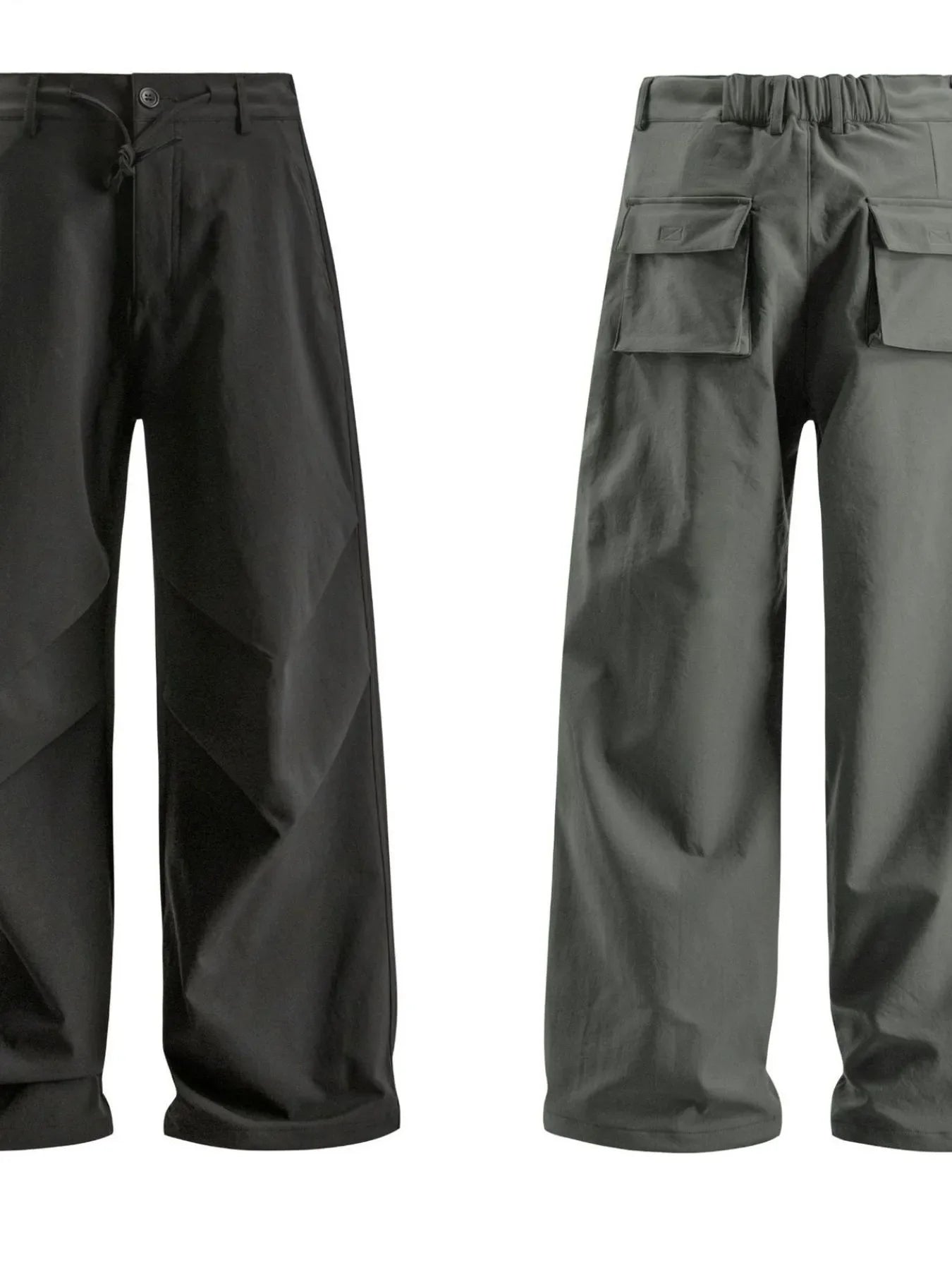 Wide Leg Relaxed Fit Casual Pants