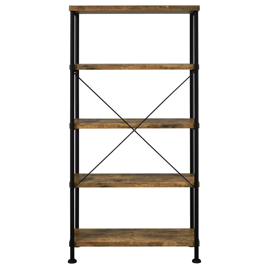 Avon Rustic Nutmeg 2-piece Computer Desk and Bookcase