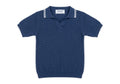 Dr. Kid - Indigo Short Sleeve Polo