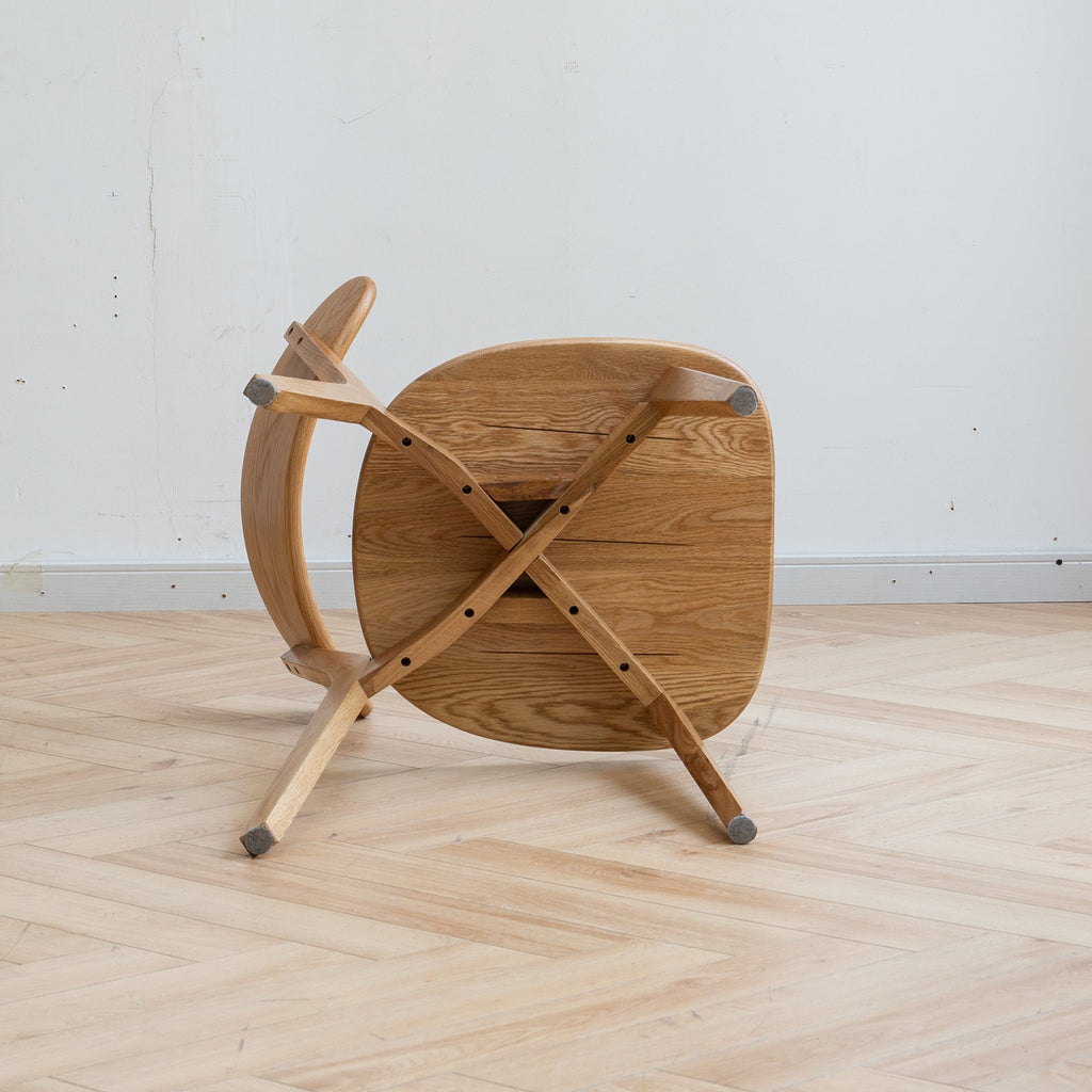 FAS Grade Oak Dining Chair Natural Wood Made in North America Solid and Simple Design 46.5 * 54 * 80cm