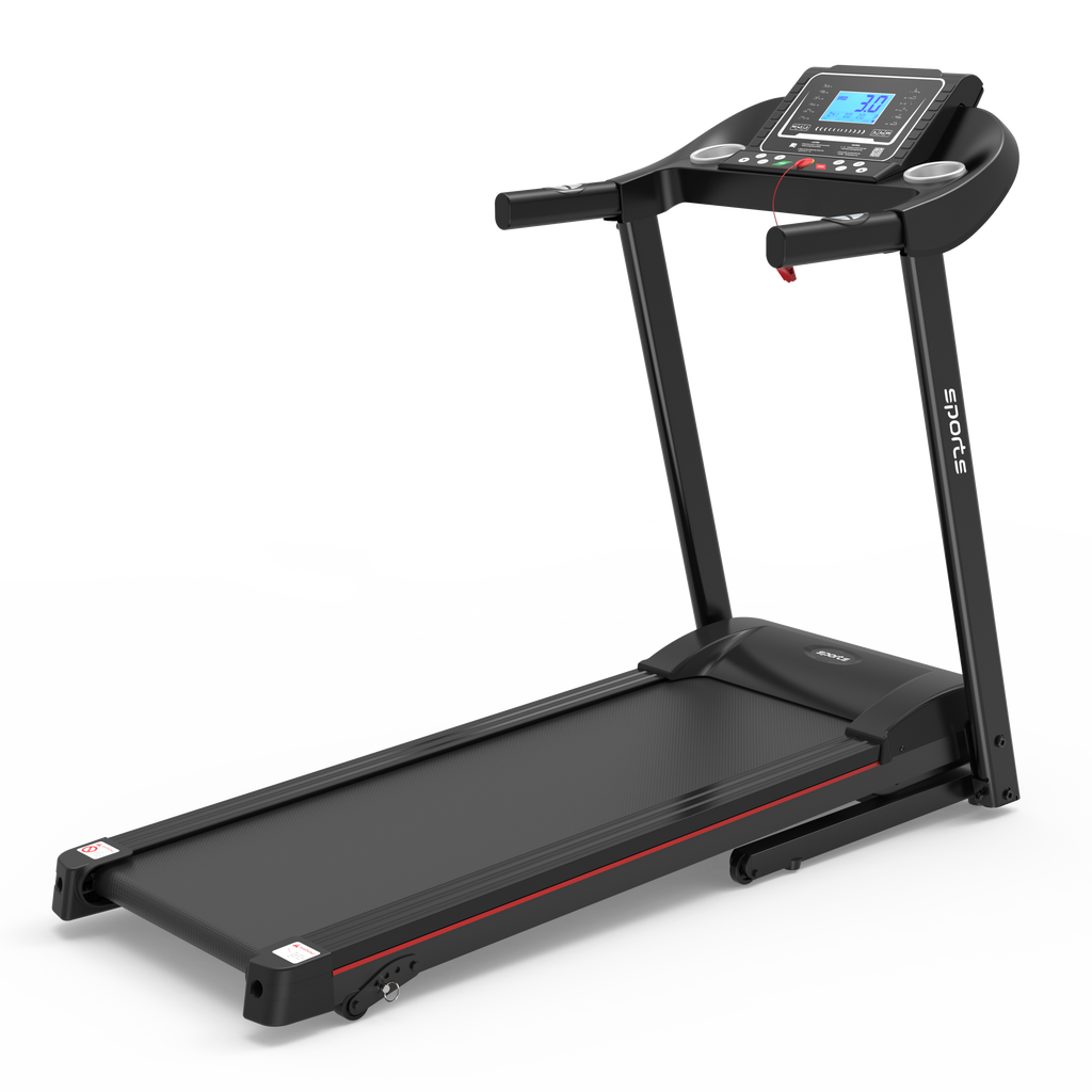 Fitshow App Home Foldable Treadmill with Incline, Folding Treadmill for Home Workout, Electric Walking Running Treadmill Machine 5' LCD Screen 250 LB Capacity Bluetooth Music