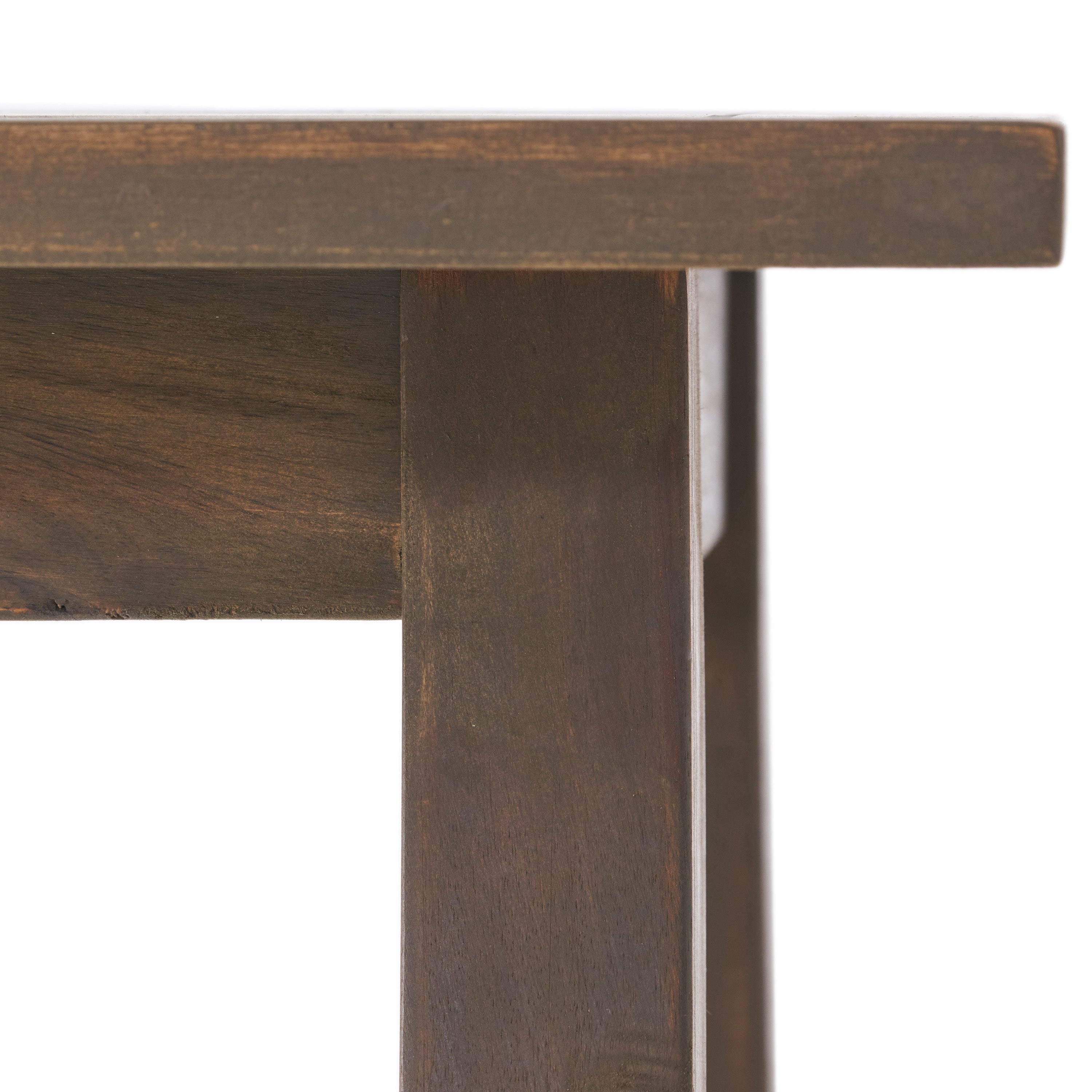 Kinesis Outdoor Side Table with Slatted Top and Wood Frame, Grey