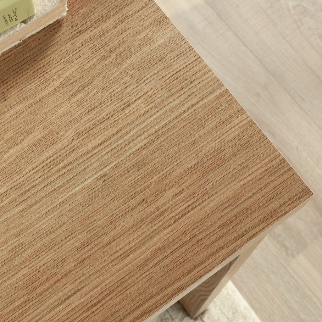 L-Shaped Desk, Brown finish