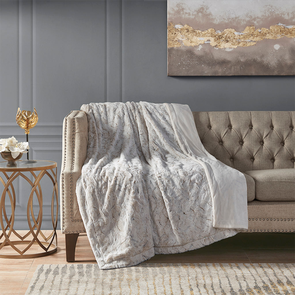 Oversized Faux Fur Throw