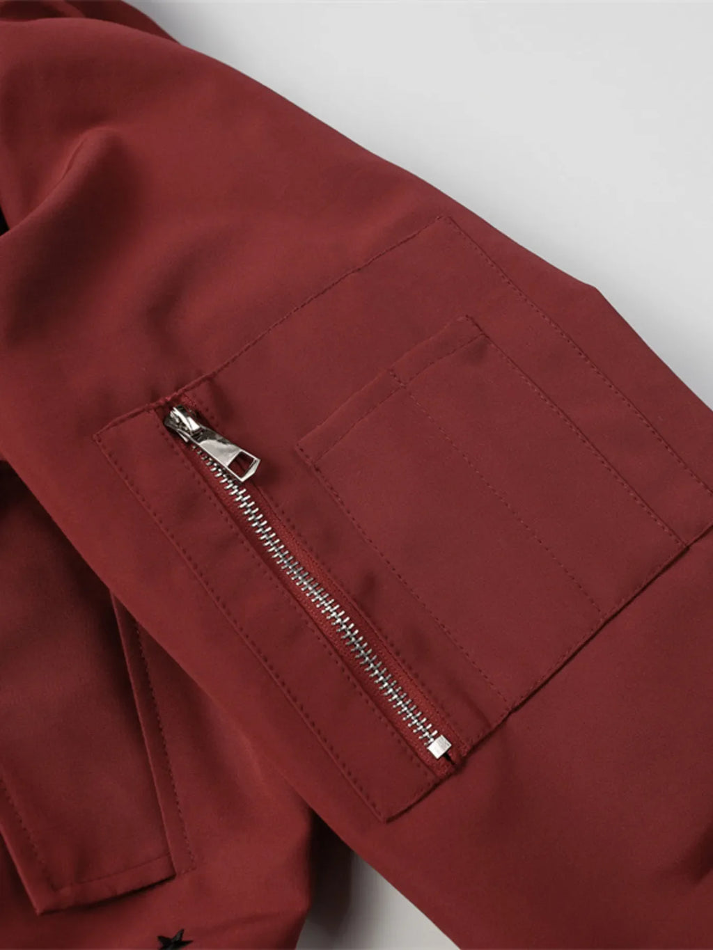 Star Zip Up Hooded Jacket