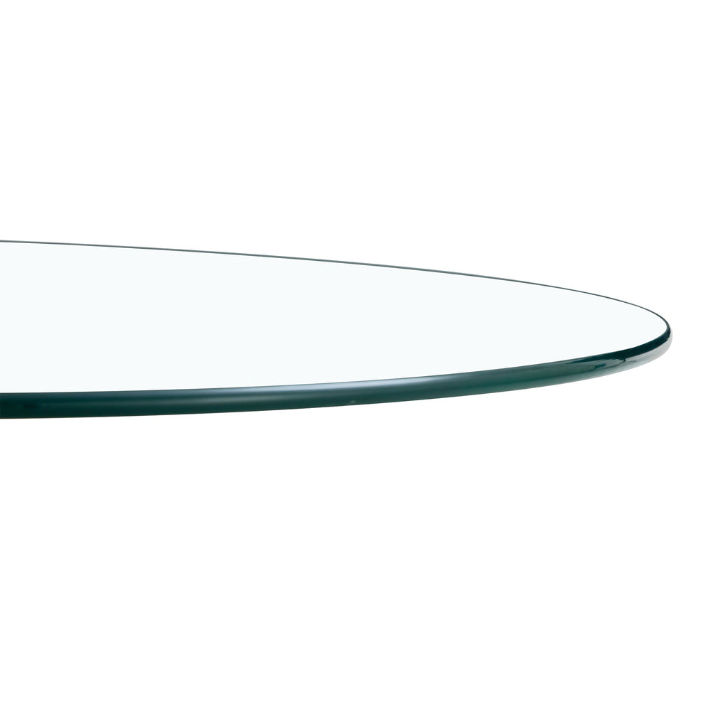 A 35-inch diameter glass top and a modern, minimalist round dining table with gold metal legs. Ideal for dining rooms, living rooms and meeting rooms.W1151P263755