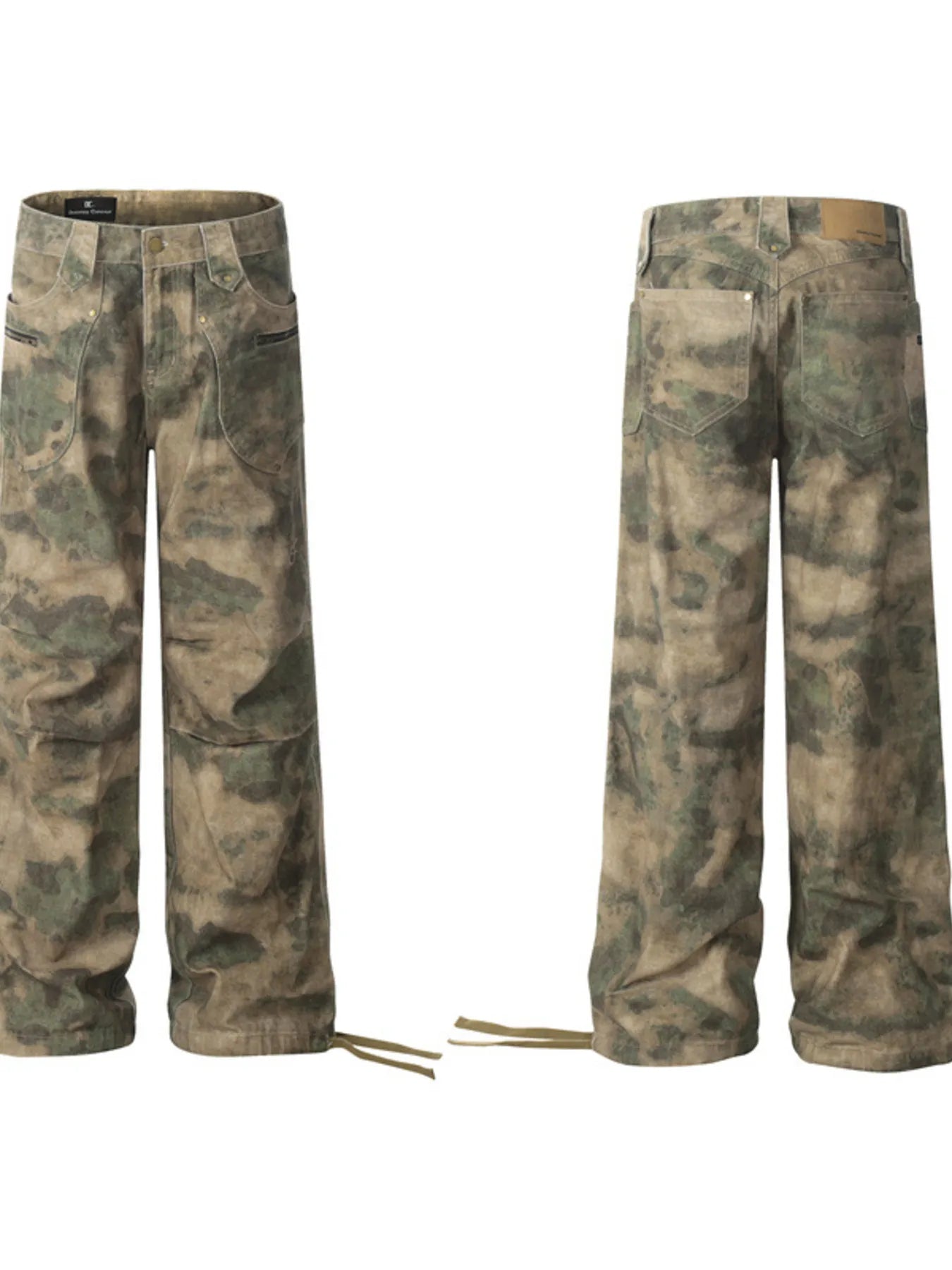 Camouflage Wide Leg Pants