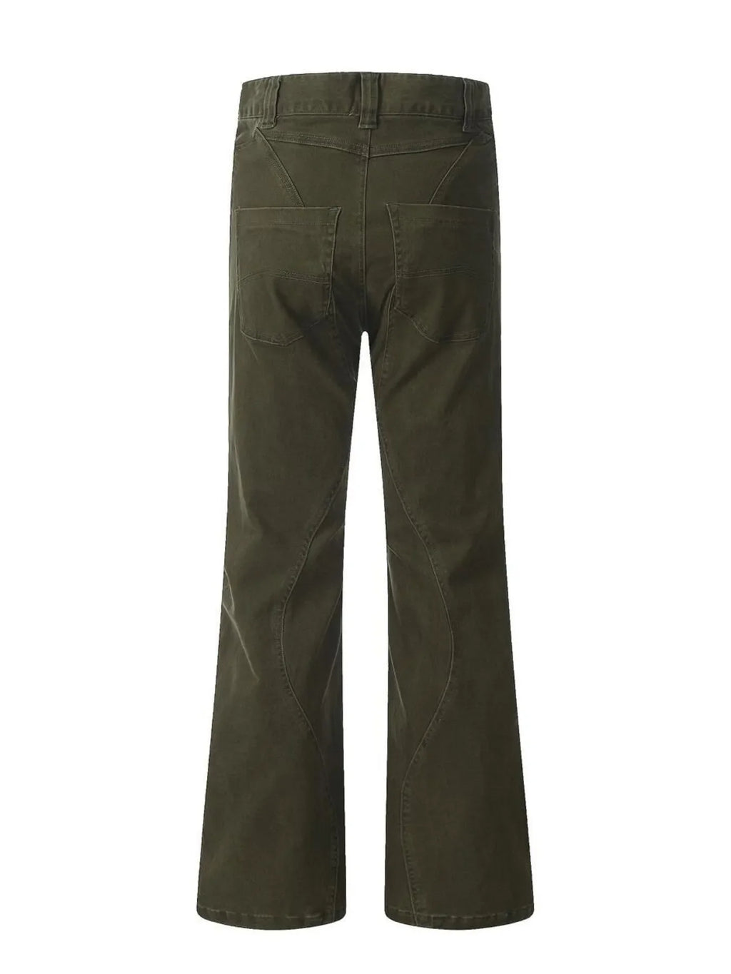 Washed High Waist Flare Pants