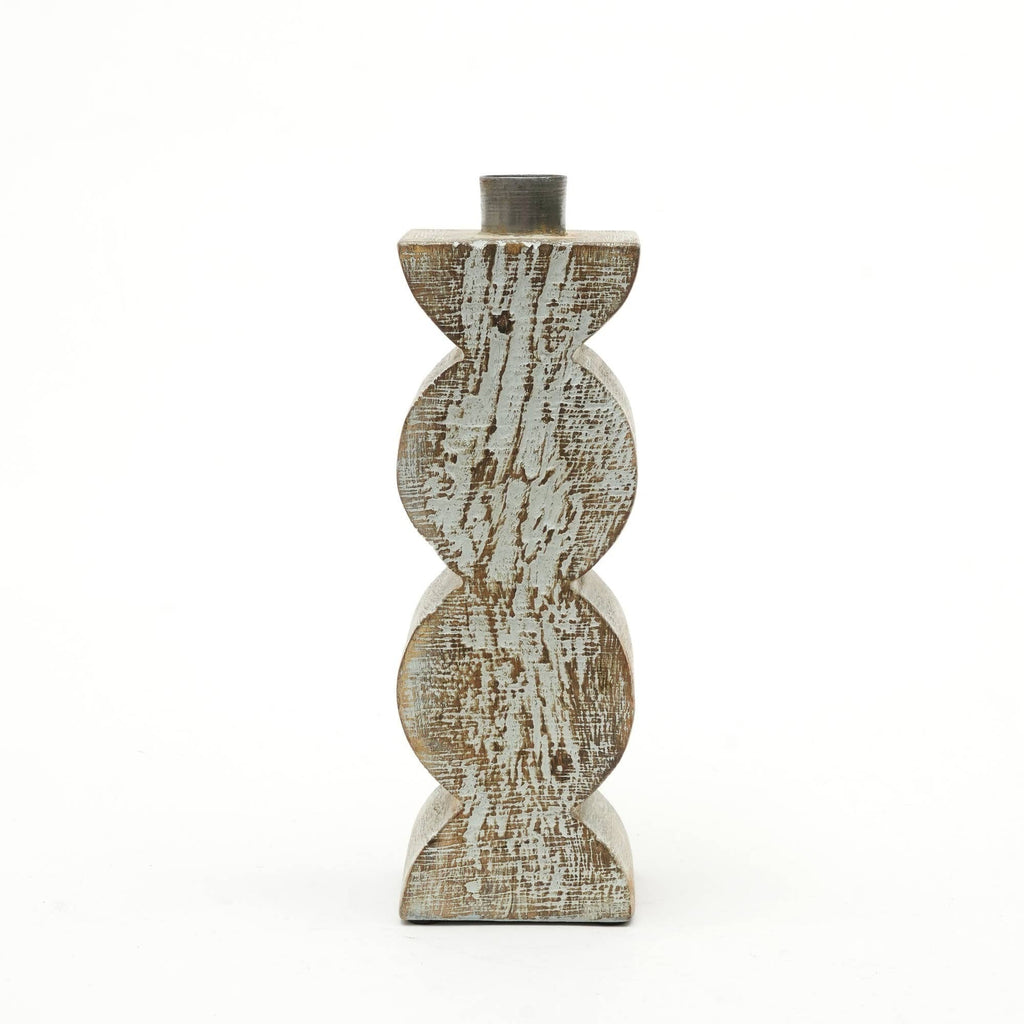 Decorative Wooden Centerpiece Candle Holder- 3x9'– Elegant Candle Stand for Any Occasion