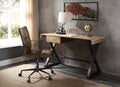 Danton Gold Aluminum Rectangular Writing Desk