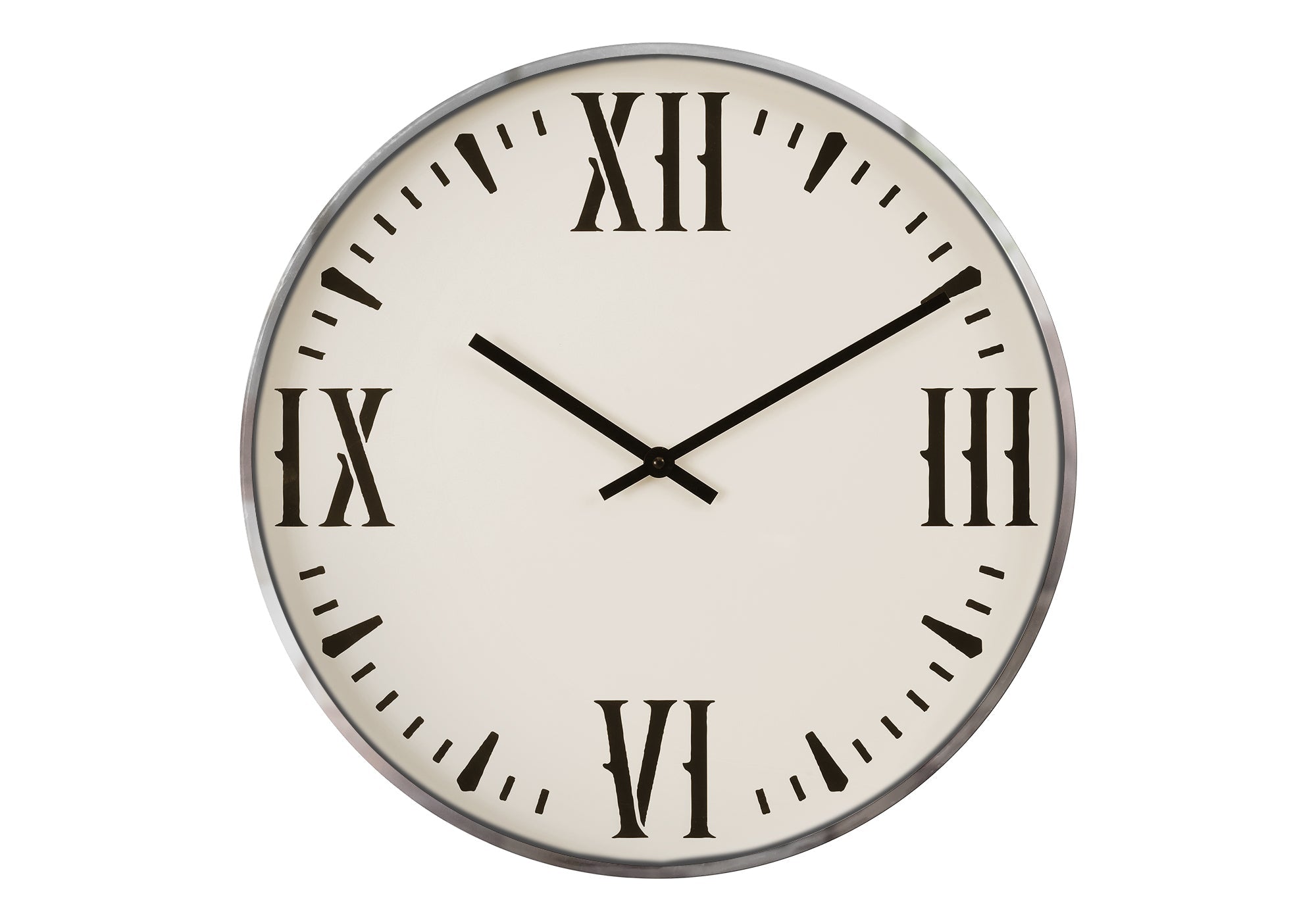 Clocks, 20' Round, Wall Clock, Black, White, Modern