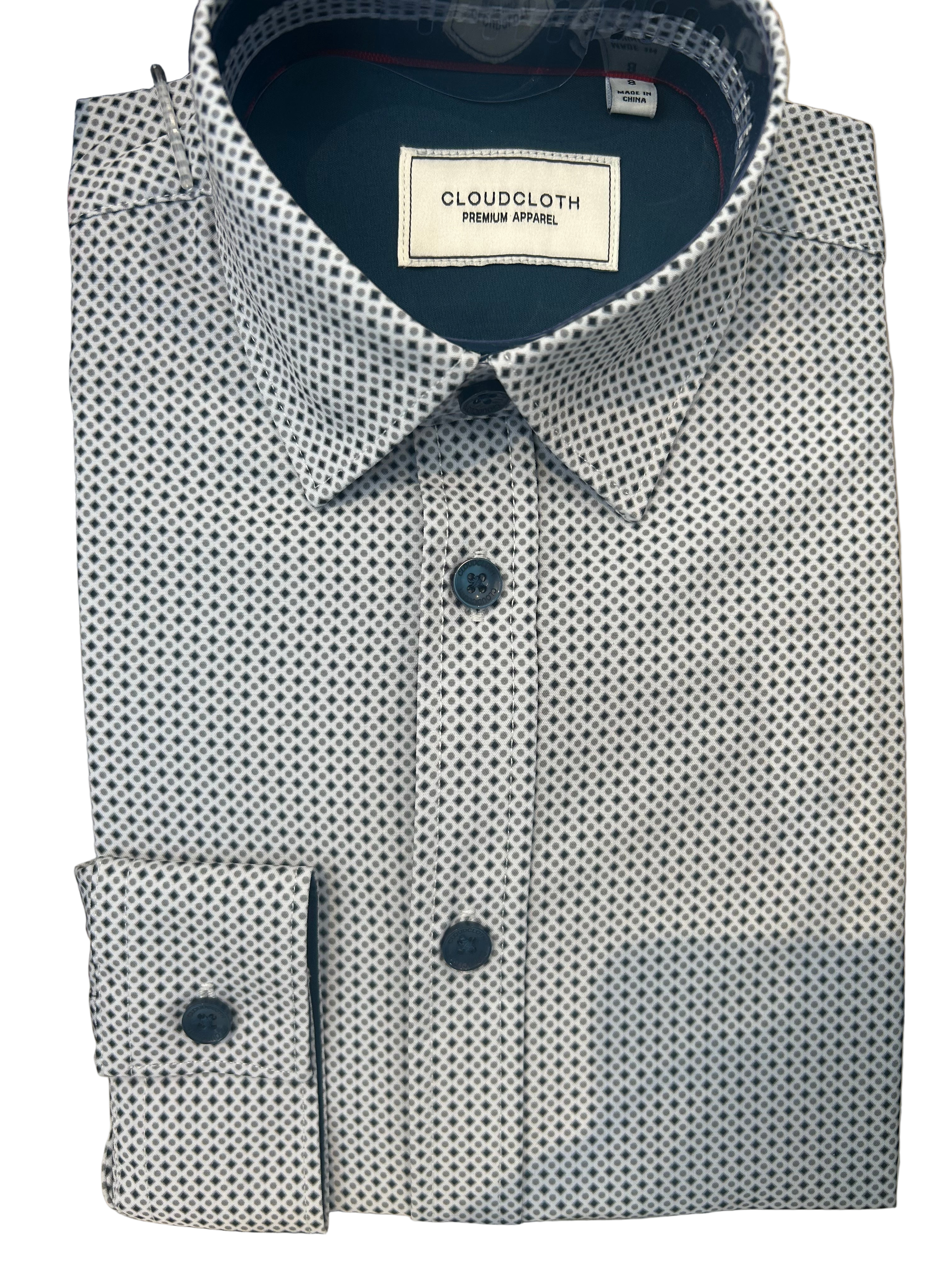 Cloudcloth - Multicolor 4 Way Stretch Circle Print Shirt