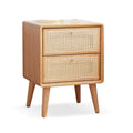 Pure Solid Wood Bedside Cabinet Modern Simple Nightstands North America Oak Bedside Cabinet Nordic Bedroom Solid Oak Storage Cabinet 0.4m