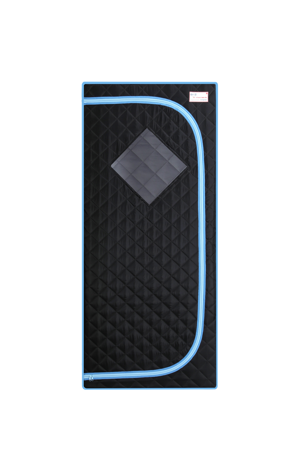 Portable Full Size Black Infrared Sauna tent–Personal Home Spa, with Infrared Panels, Heating Foot Pad,Controller, Foldable Chair ,Reading light.Easy to Install.Fast heating, with FCC Certification.