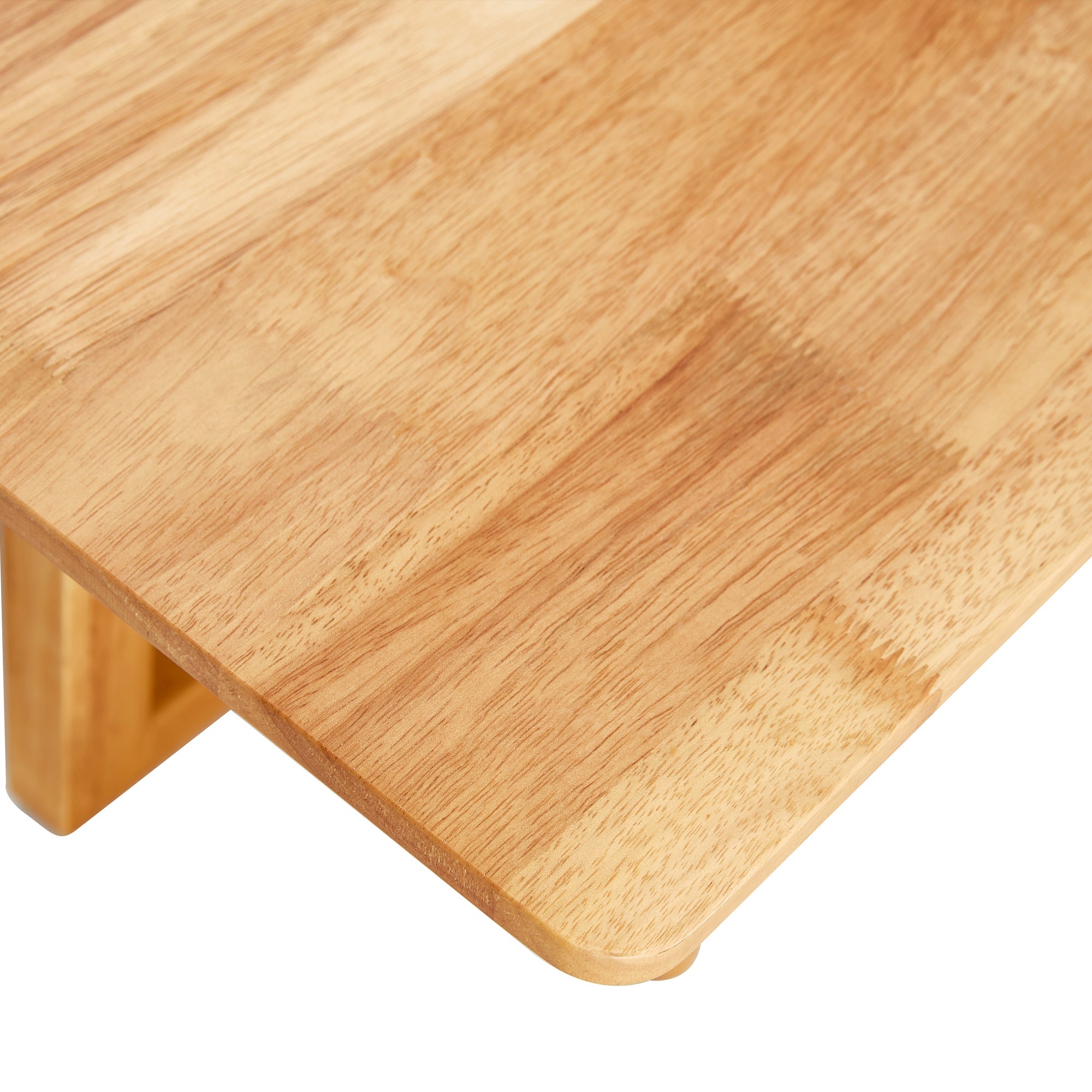 Natural rubber wood and solid wood coffee table  Modern minimalist rattan weaving design, living room balcony, multifunctional small-sized furniture