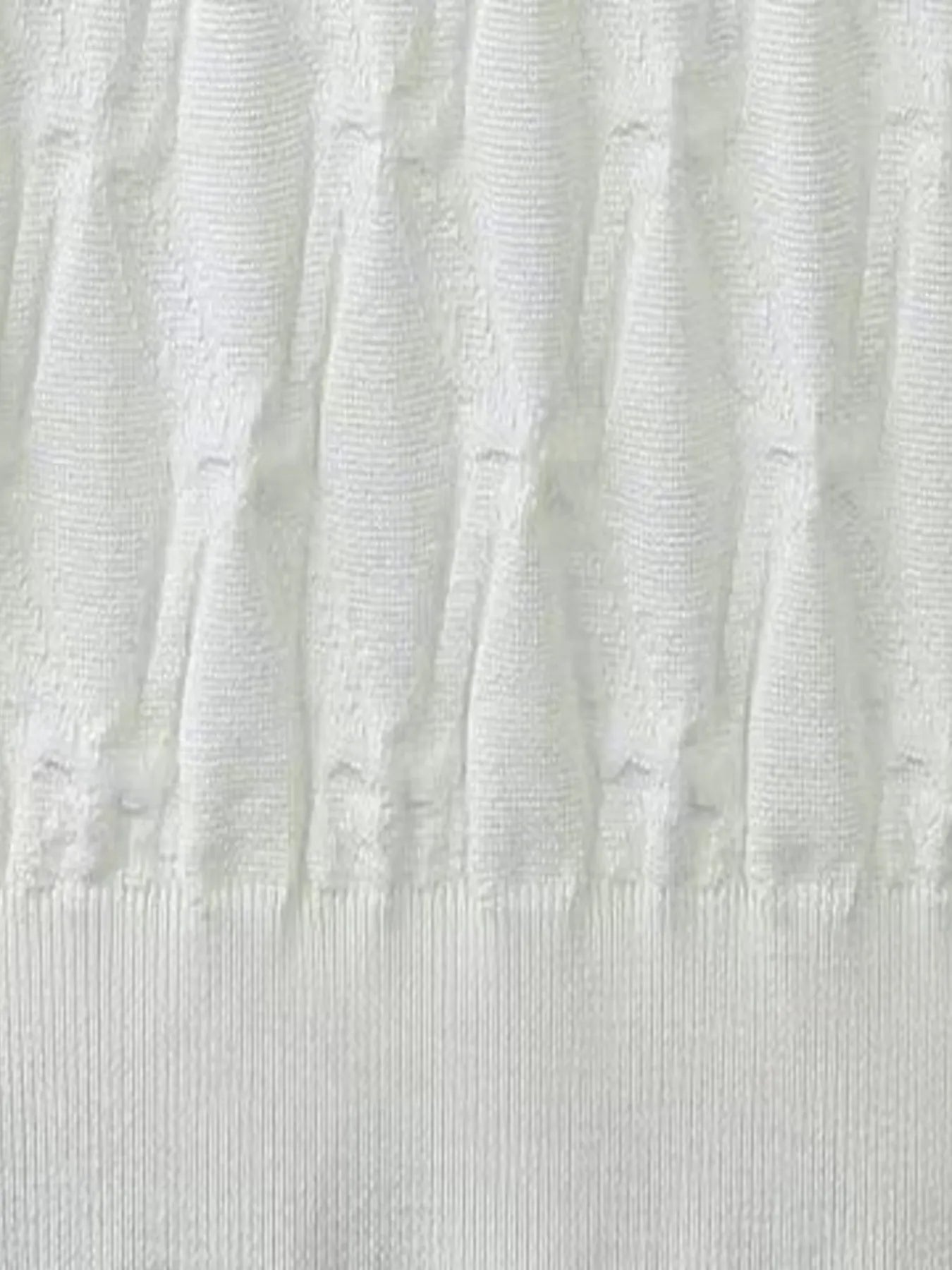 Textured Round Neck Short Sleeve Knit Top