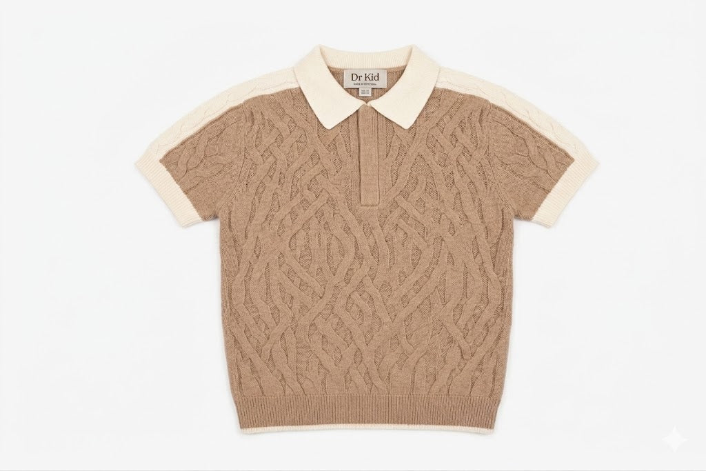 Dr. Kid - Camel Short Sleeve Polo