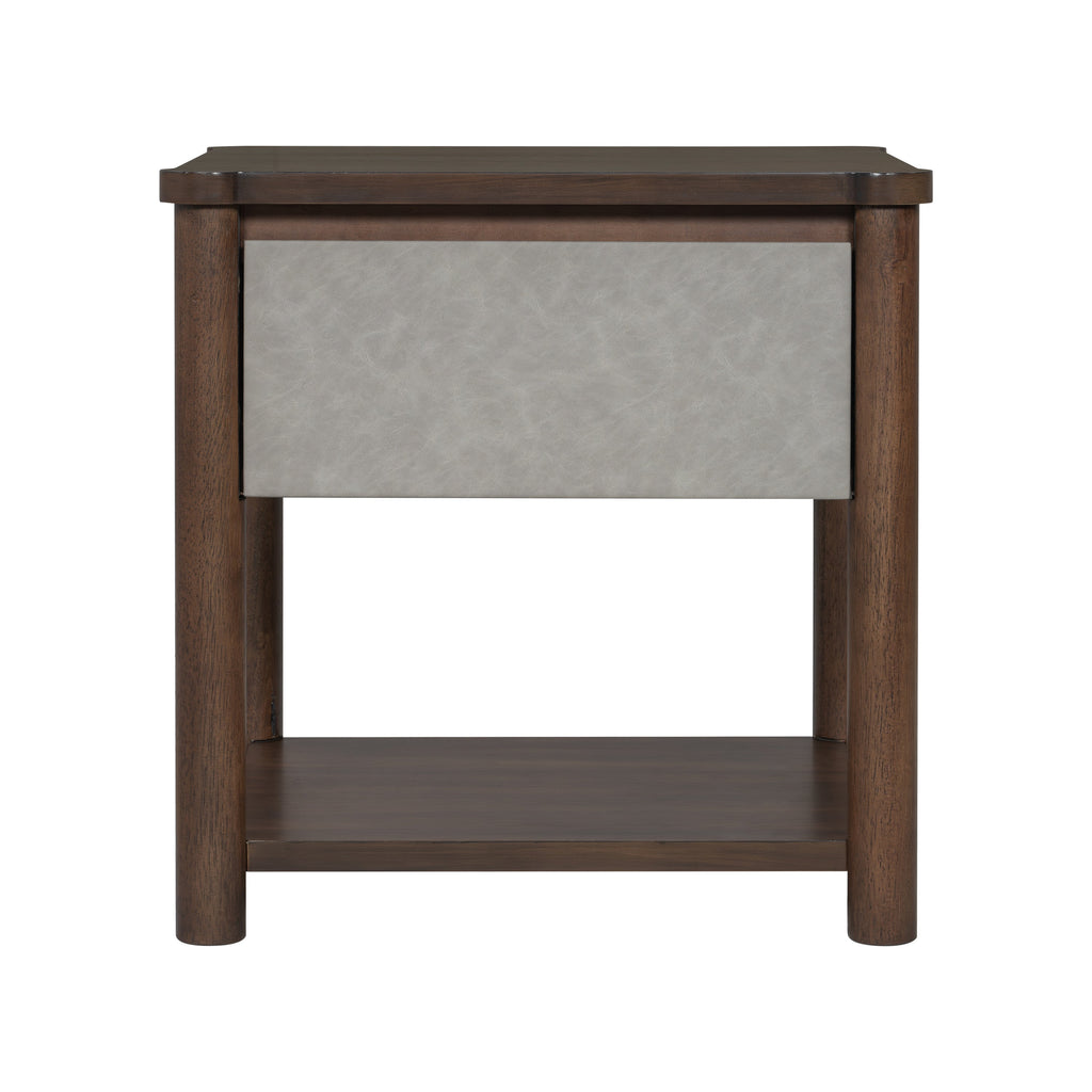 Modern Queen Bed Frame Set with 2 Nightstands, Light Gray Wood Platform Bed with Headboard and Matching Bedside Tables for Bedroom