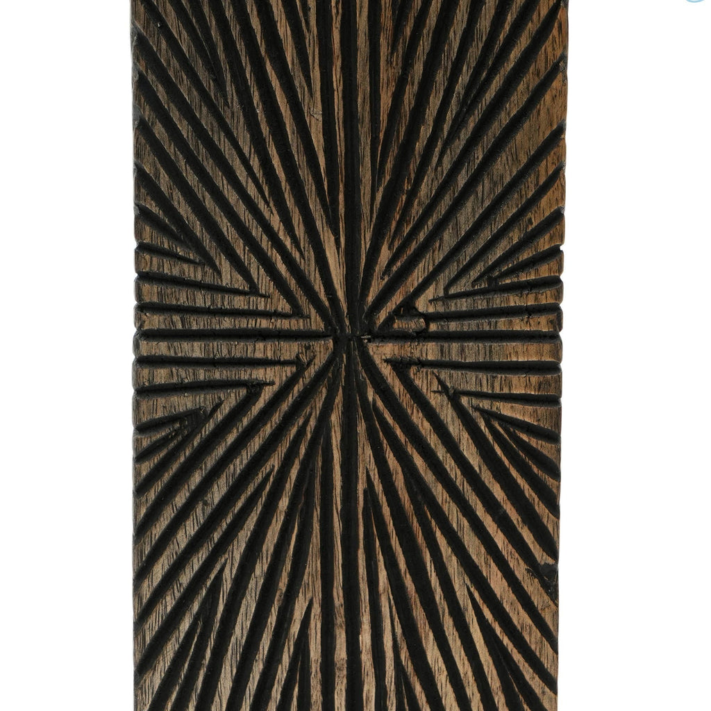Elegent Wood Centerpiece Candle Holder- 4x12'– Elegant Candle Stand for Any Occasion