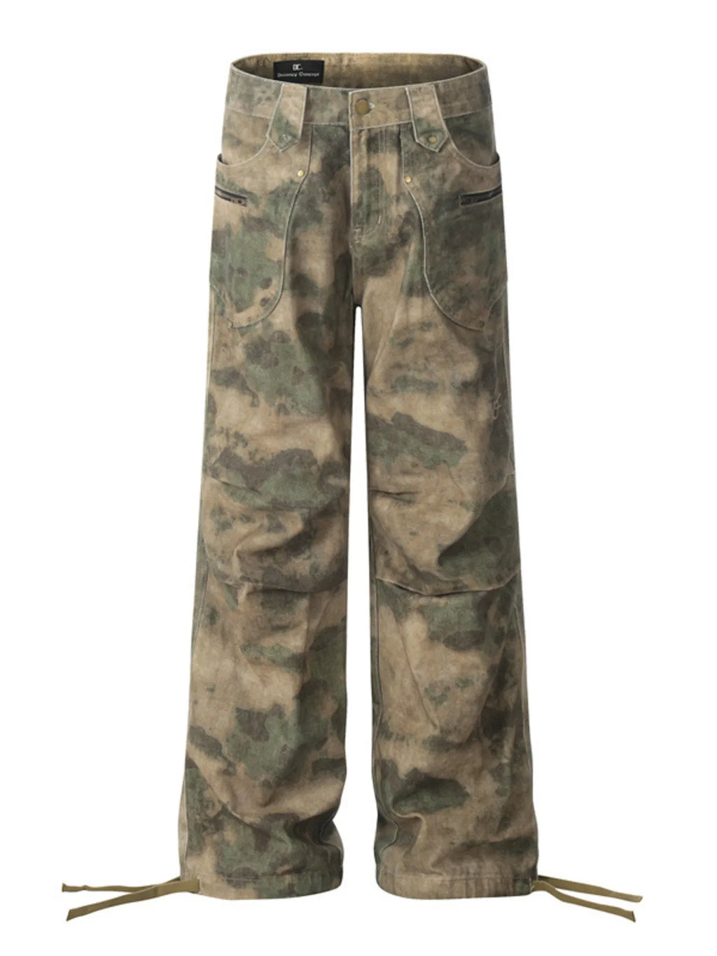 Camouflage Wide Leg Pants