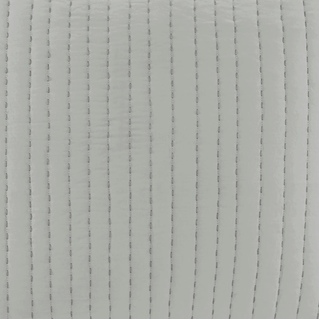 Cotton Quilted Euro Sham Grey Euro Sham