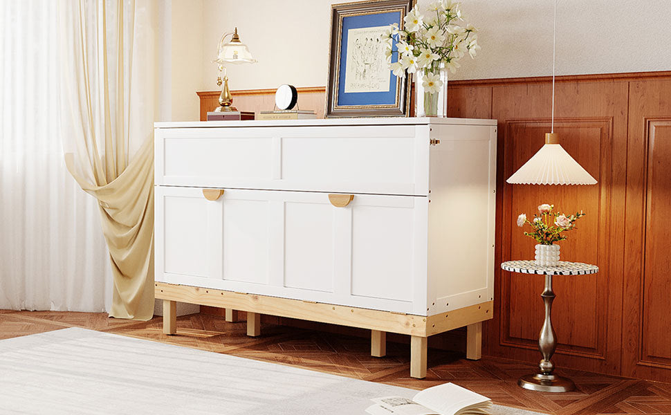 Queen Size Murphy Bed, White