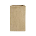 MGO Handmade Planter Box, Travertine Finish, 27''H