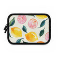 Watercolor Citrus Laptop Sleeve | Lemon Grapefruit Hand-Painted Tech Cover