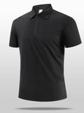 Collared Neck Short Sleeve Polo